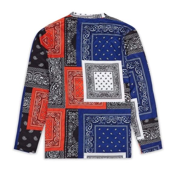 Reason Flag Bandana Print Long Sleeve Tee - Picture 4 of 4